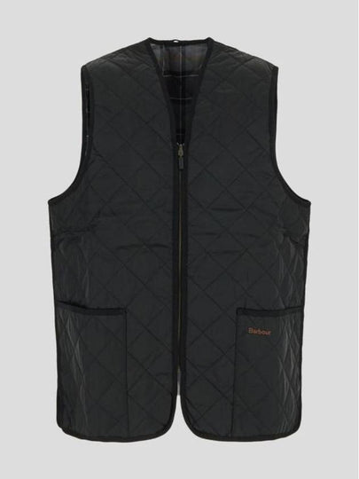 Quilted Waistcoat Zip In Liner Vest Black - BARBOUR - BALAAN 2