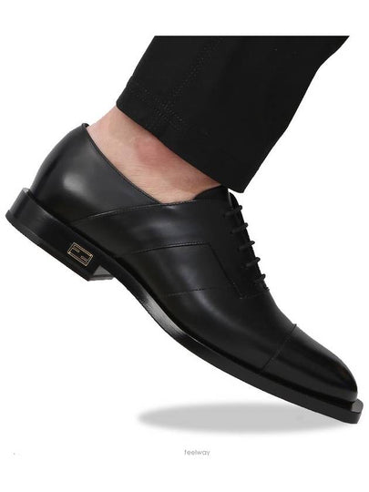 Men's Leather Oxford Black - FENDI - BALAAN 2