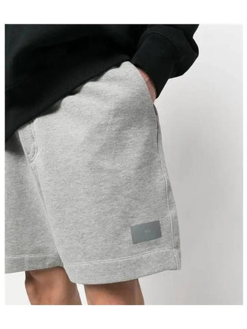 Y3 Logo Patch Jersey Bermuda Shorts - YOHJI YAMAMOTO - BALAAN 1