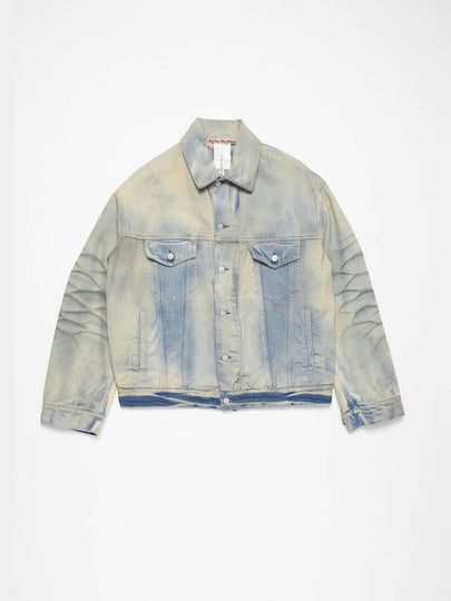 Oversized Fit Denim Jacket Light Blue - ACNE STUDIOS - BALAAN 2