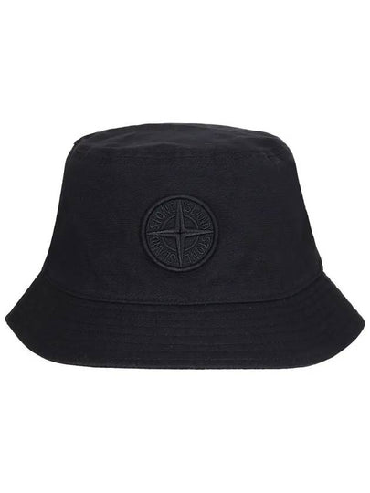 Compass Embroidered Bucket Hat Black - STONE ISLAND - BALAAN 2