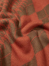 Argyle Houndstooth Half Half Knit Vest Orange - S SY - BALAAN 8