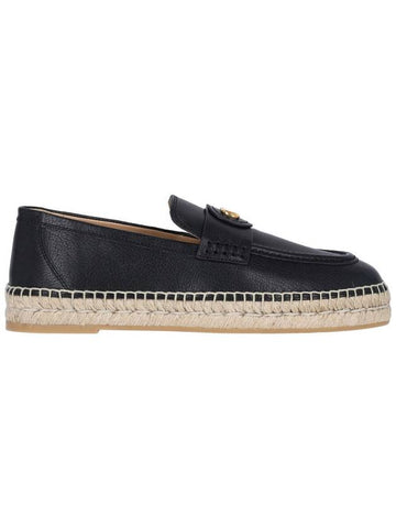 Valentino Garavani Flat shoes Black - VALENTINO - BALAAN 1