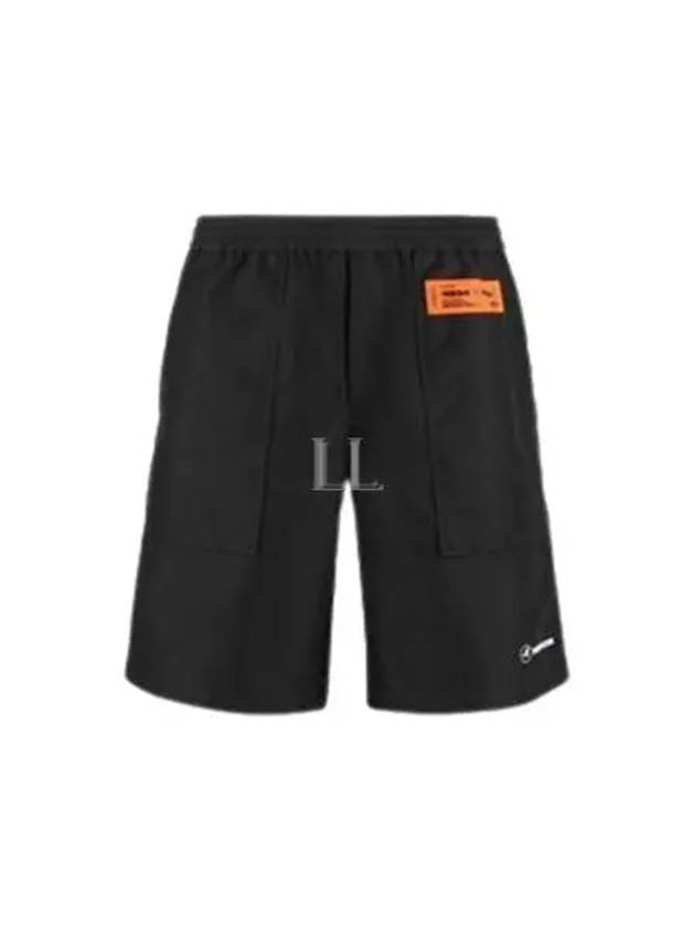 Logo Patch Ex-Ray Shorts Black - HERON PRESTON - BALAAN 2