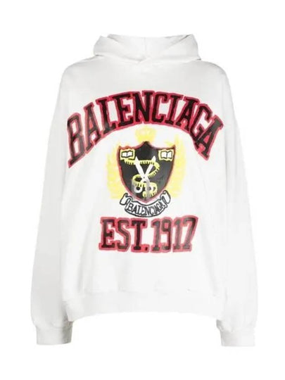 DIY College Medium Fit Hoodie White - BALENCIAGA - BALAAN 2