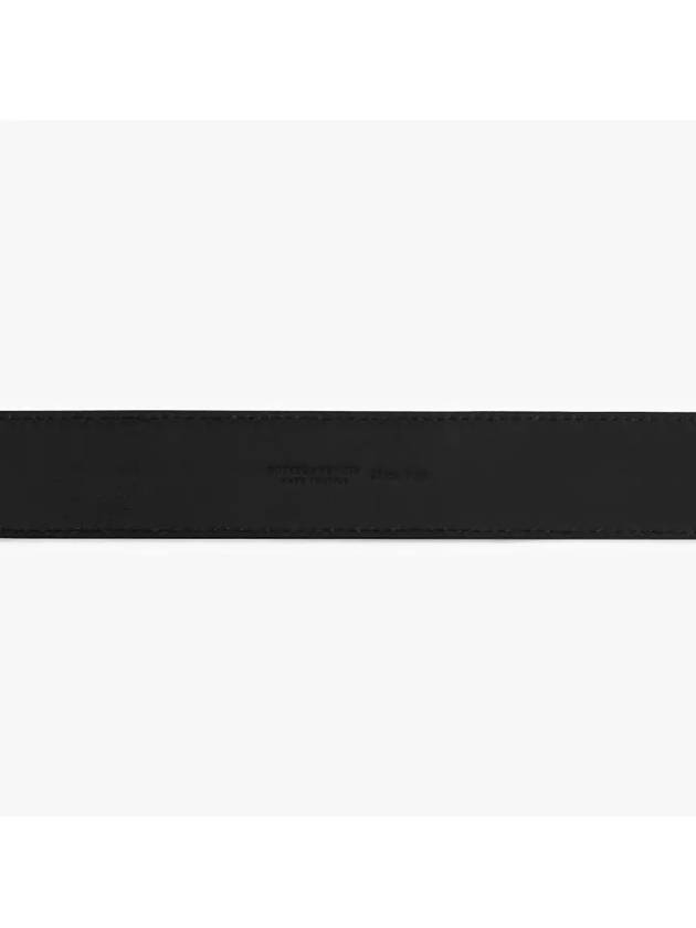 Intrecciato Leather Belt Black - BOTTEGA VENETA - BALAAN 4