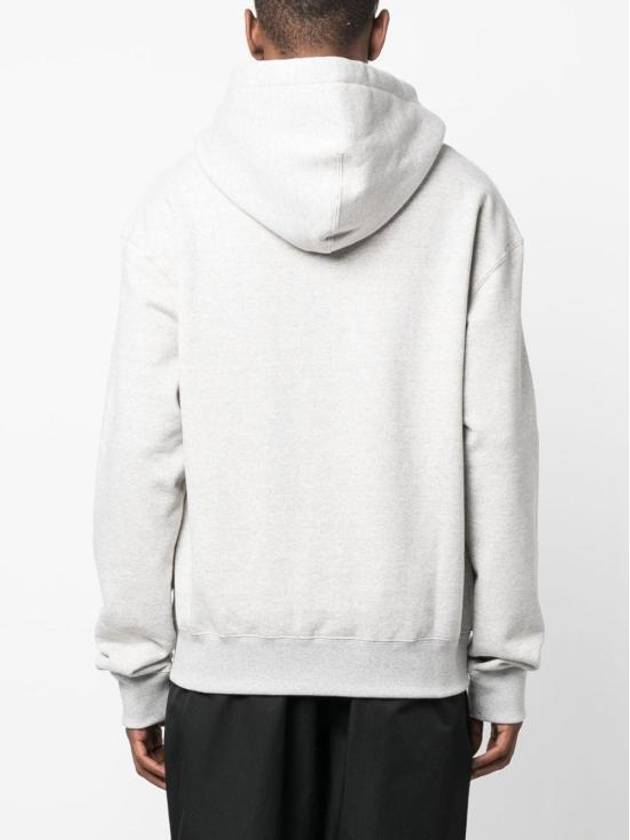 Plus Logo Hoodie Grey - JIL SANDER - BALAAN 6