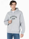 JEANS Men s Gray Curve Drawgo Hoodie J400361 P01 - CALVIN KLEIN - BALAAN 2