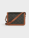 Teen Triomphe Canvas Cross Bag Tan - CELINE - BALAAN 4