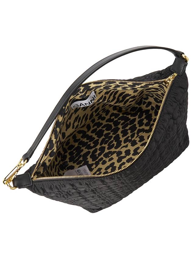 Butterfly Medium Shoulder Bag Black - GANNI - BALAAN 6