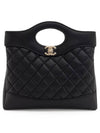 31 Mini Black Champagne Gold Calfskin 3ET1481 - CHANEL - BALAAN 2