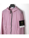 Skin Touch Wappen Patch Hooded Jacket Rose Quartz - STONE ISLAND - BALAAN 5