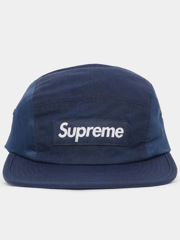 patch logo waxed ripstop camp cap FW24H16 NAVY - SUPREME - BALAAN 2