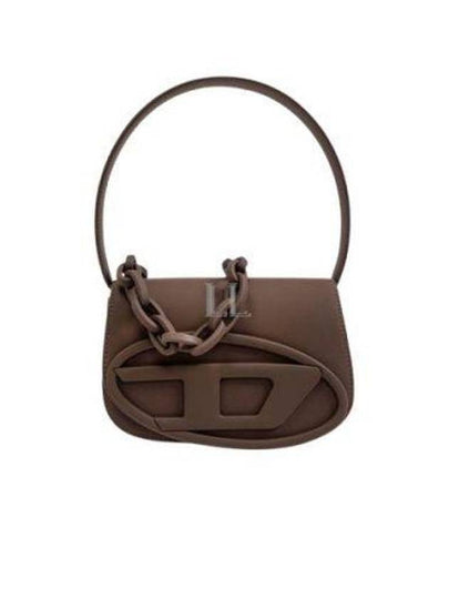 1DR Iconic Matte Leather Shoulder Bag Brown - DIESEL - BALAAN 2