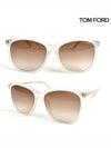 Eyewear Oval Sunglasses Brown - TOM FORD - BALAAN 2