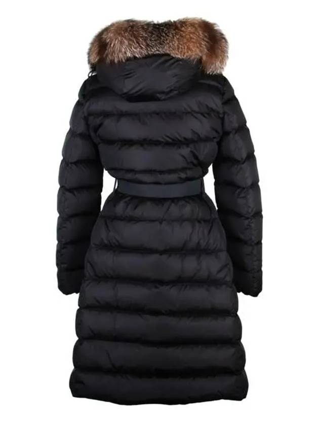 Khloe Long Down Jacket Black - MONCLER - BALAAN 4