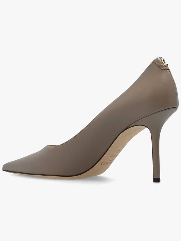 Jimmy Choo ‘Love’ Leather Stiletto Pumps, Women's, Beige - JIMMY CHOO - BALAAN 5