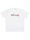 Collage Logo Print Short Sleeve T-Shirt White - VETEMENTS - BALAAN 1