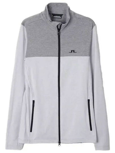 Men s Banks zip up jacket light gray melange AMJS09082 U199 - J.LINDEBERG - BALAAN 2