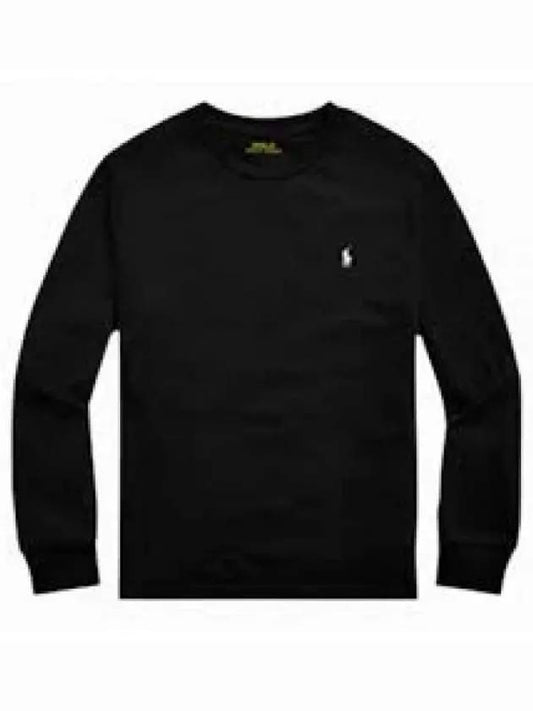Savings W Cotton Jersey Long Sleeve Tee Black 1236324 - POLO RALPH LAUREN - BALAAN 1