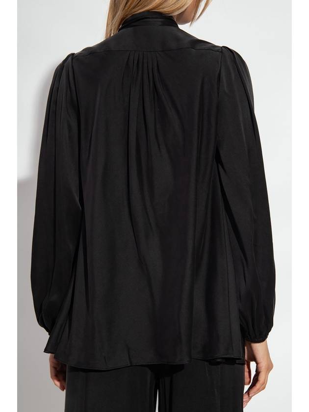 Zimmermann Silk Top, Women's, Black - ZIMMERMANN - BALAAN 4