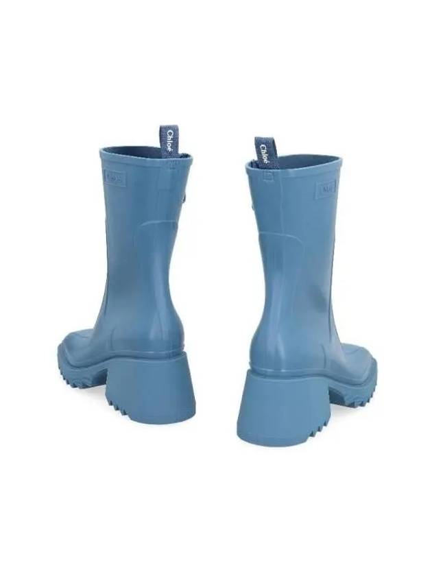 Betty Chunky Sole Rain Boots Shady Cobalt - CHLOE - BALAAN 5