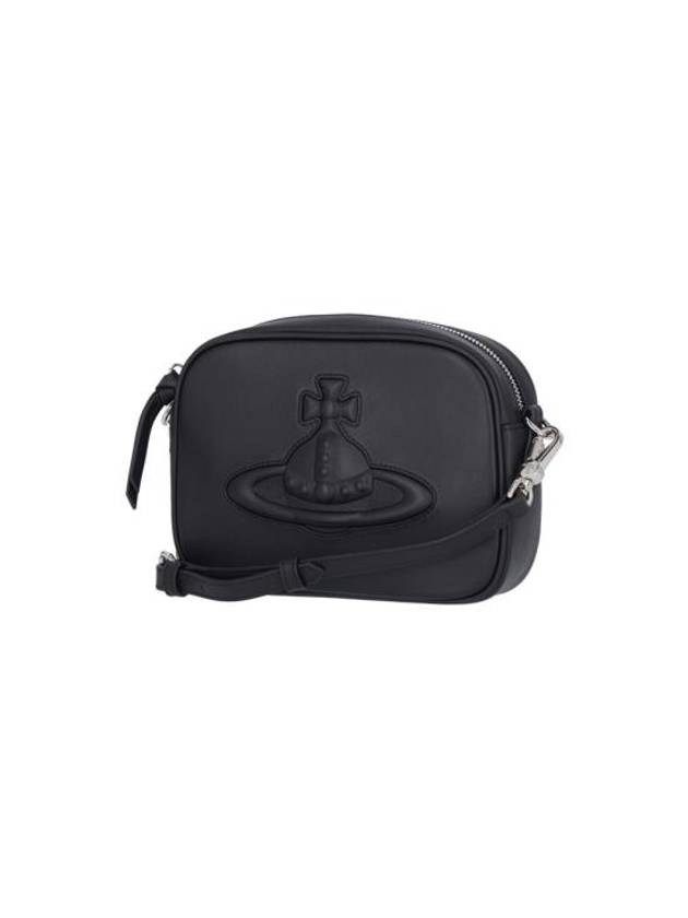 Anna Leather Cross Bag Black - VIVIENNE WESTWOOD - BALAAN 3