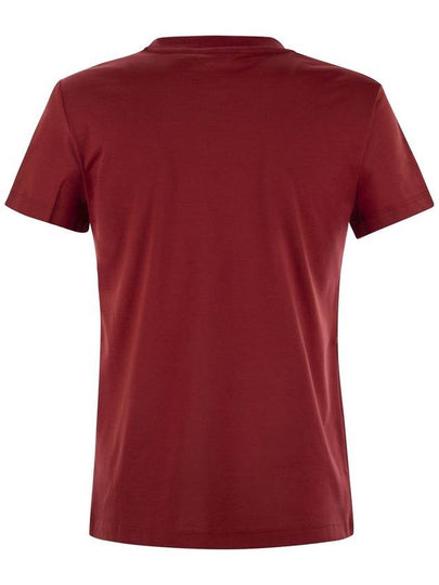 NUNZIO - Short-sleeved T-shirt with pocket and embroidery - MAX MARA - BALAAN 2