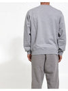 Contrast Couture Embroidery Sweatshirt Grey - DIOR - BALAAN 5