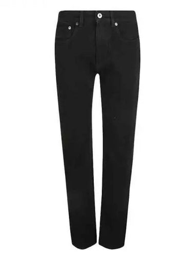 Logo patch twist slim fit jeans - JW ANDERSON - BALAAN 1