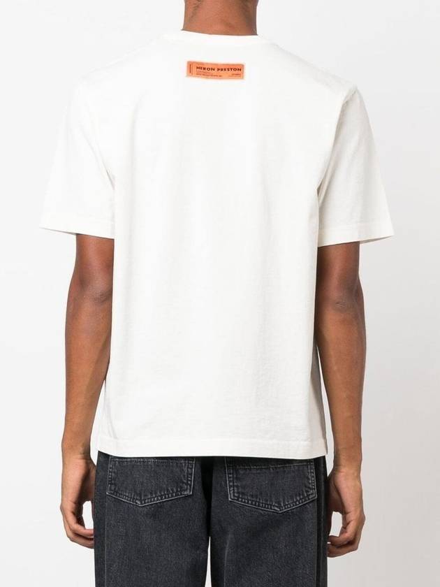 Men's Logo Short Sleeve T-Shirt White - HERON PRESTON - BALAAN 5