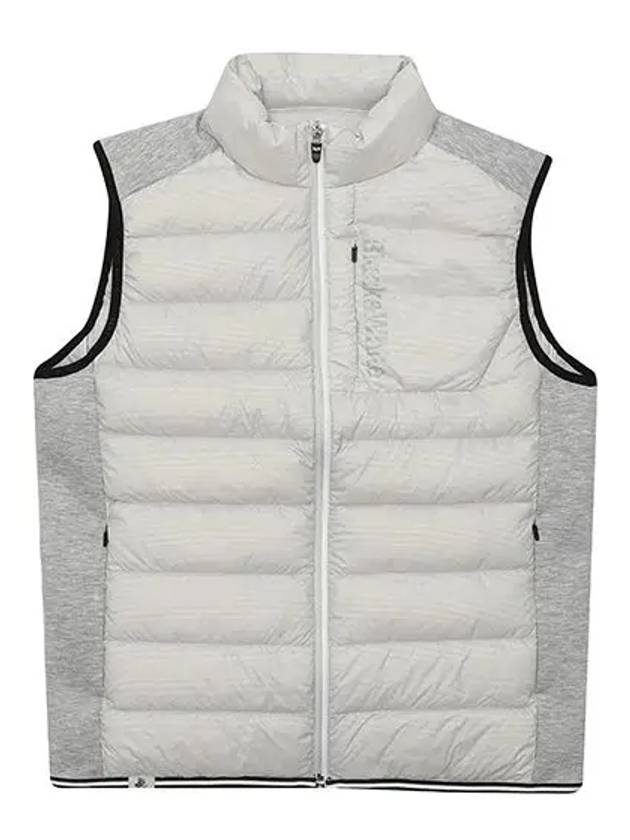 lightweight down vest 1012GXGG - BLACK&WHITE - BALAAN 2