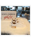 Metallic Logo Low Top Sneakers White - DOLCE&GABBANA - BALAAN 9