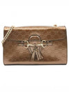 Women s Gucci 295402 Metallic Brown Micro Cima Patent Emily Shoulder Bag gt Gangbuk used luxury goods - GUCCI - BALAAN 1