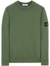 Wappen Patch Crew Neck Sweatshirt Green - STONE ISLAND - BALAAN 2