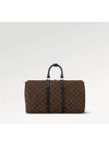 Keepall Bandouliere 45 Monogram Macassar Duffel Bag Brown - LOUIS VUITTON - BALAAN 5