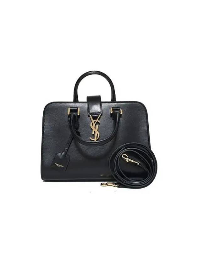 Cabas Bag Baby Black Gold Plated 568853 - SAINT LAURENT - BALAAN 5