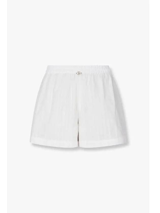 UNDERWEAR Women s Bridal Cotton Pajama Shorts White - EMPORIO ARMANI - BALAAN 1