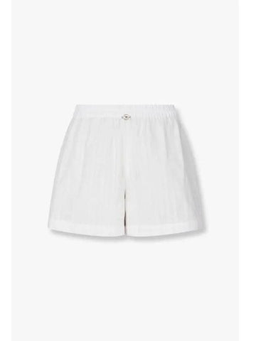 UNDERWEAR Women s Bridal Cotton Pajama Shorts White - EMPORIO ARMANI - BALAAN 1