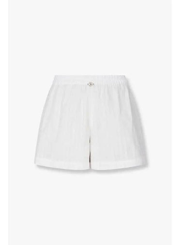 UNDERWEAR Women s Bridal Cotton Pajama Shorts White - EMPORIO ARMANI - BALAAN 1