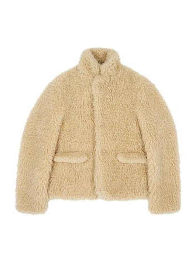 Faux Fur Jacket Beige - MAISON MARGIELA - BALAAN 2