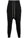 24SS Black Dark Shadow Prisoner Jogger Pants DU01D1395 JBRD 09 - RICK OWENS - BALAAN 5