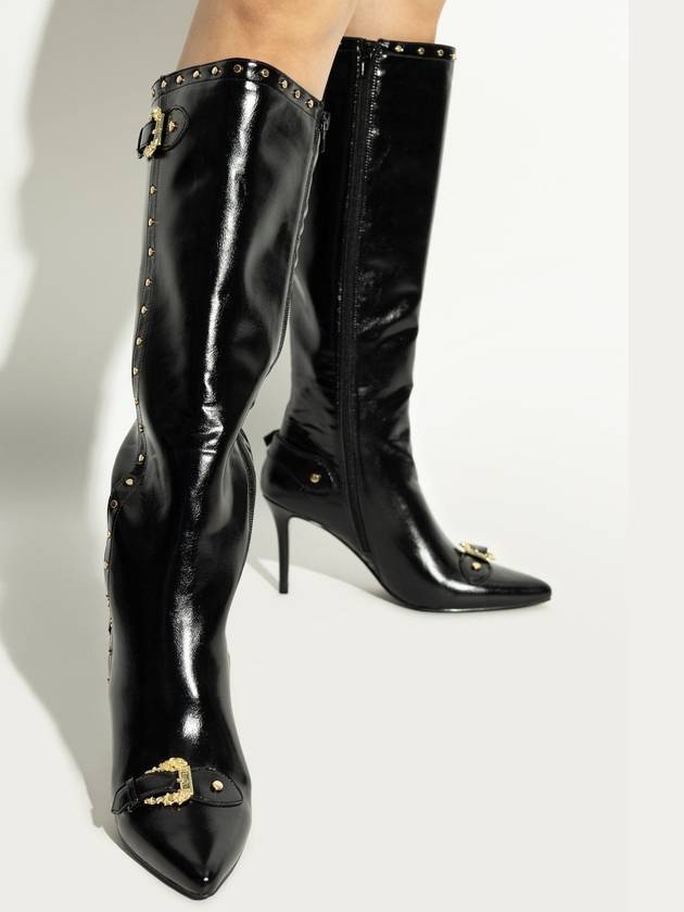 Versace Jeans Couture Heeled Boots, Women's, Black - VERSACE - BALAAN 2