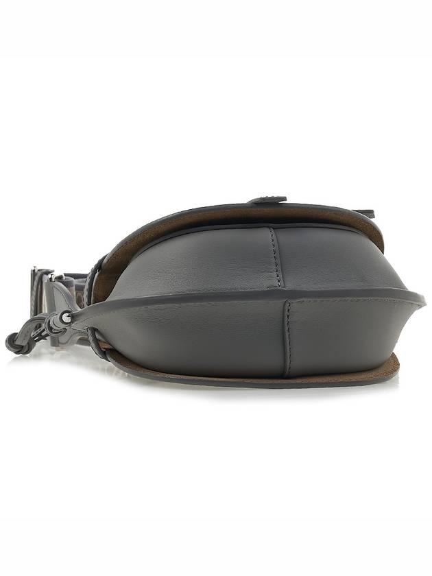 Mini Gate Dual Soft Calfskin Cross Bag Pearl Grey - LOEWE - BALAAN 6