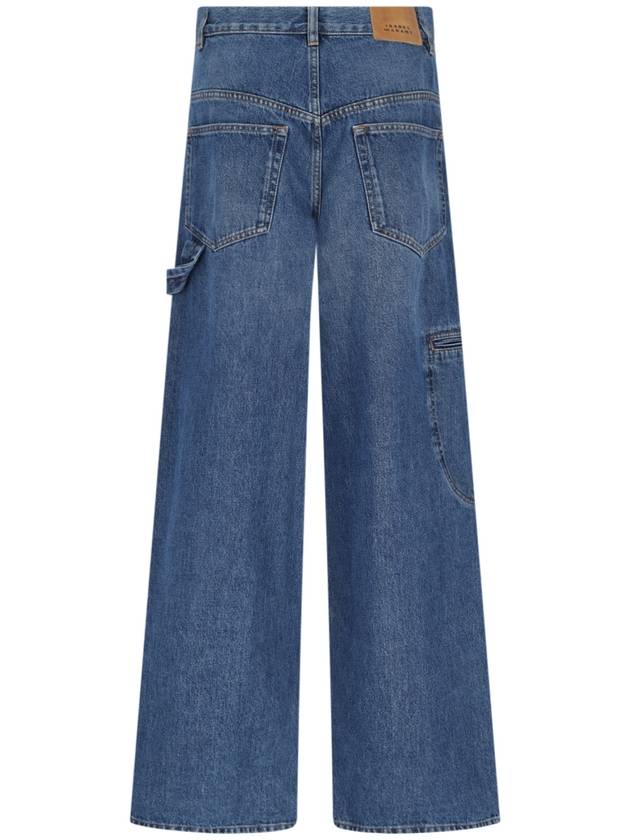 Solene Wide Jean Blue - ISABEL MARANT ETOILE - BALAAN 3