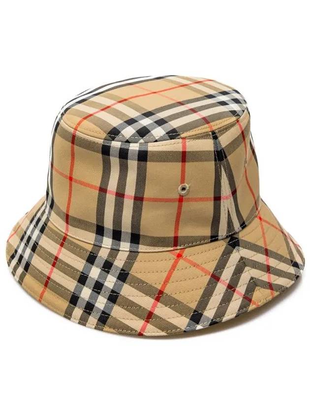 Kids Vintage Check Bucket Hat Beige - BURBERRY - BALAAN 5