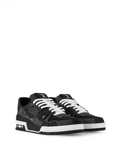 LV Trainer Low Top Sneakers Black - LOUIS VUITTON - BALAAN 2