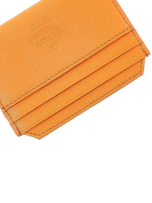 Saffiano Slim Card Wallet Orange - VIVIENNE WESTWOOD - BALAAN 9