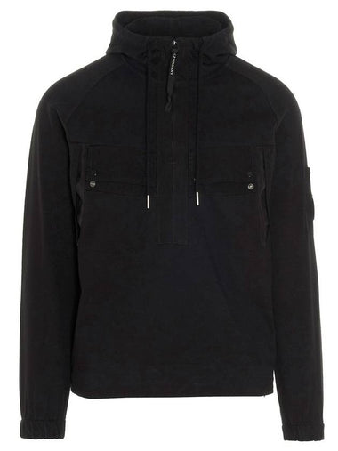 Two Pocket Hooded Anorak Black - CP COMPANY - BALAAN 1