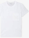 Pocket Cotton Jersey Short Sleeve T-shirt White - MAX MARA - BALAAN 3